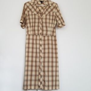 H&M plaid dress